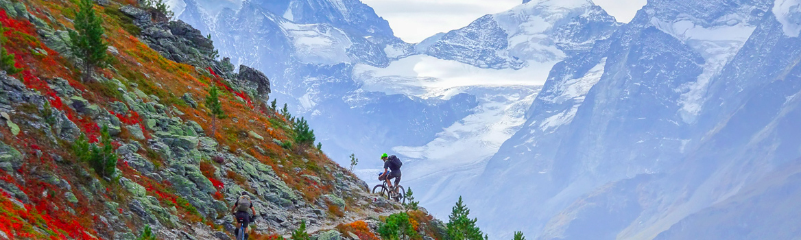 Ambiente de alta montaña en la Alta Ruta de Chamonix a Zermatt