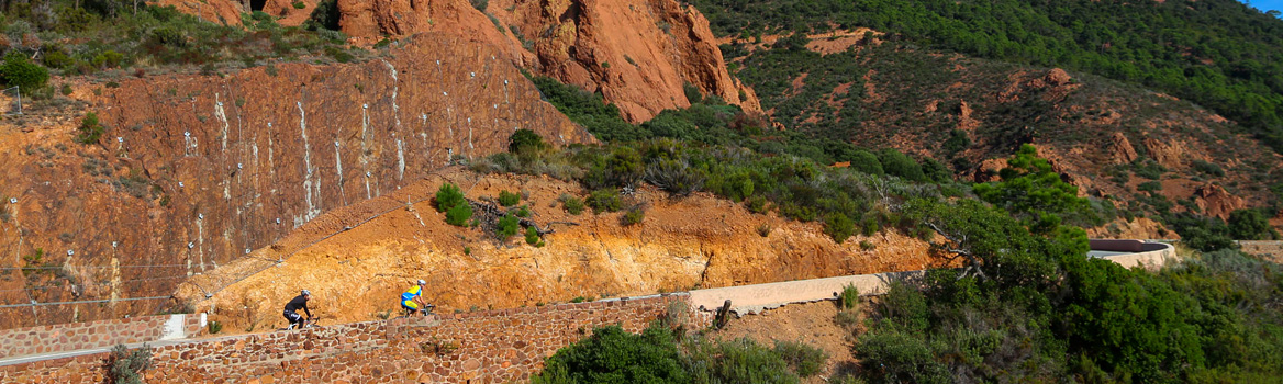 Rutas en bicicleta de carretera en el sur de Francia