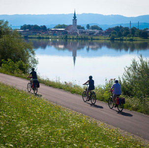 circuit à vélo accompagné sur voie verte